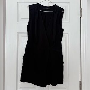 White House Black Market Black Romper